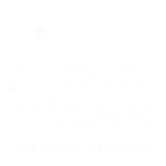 White yard patrol logo