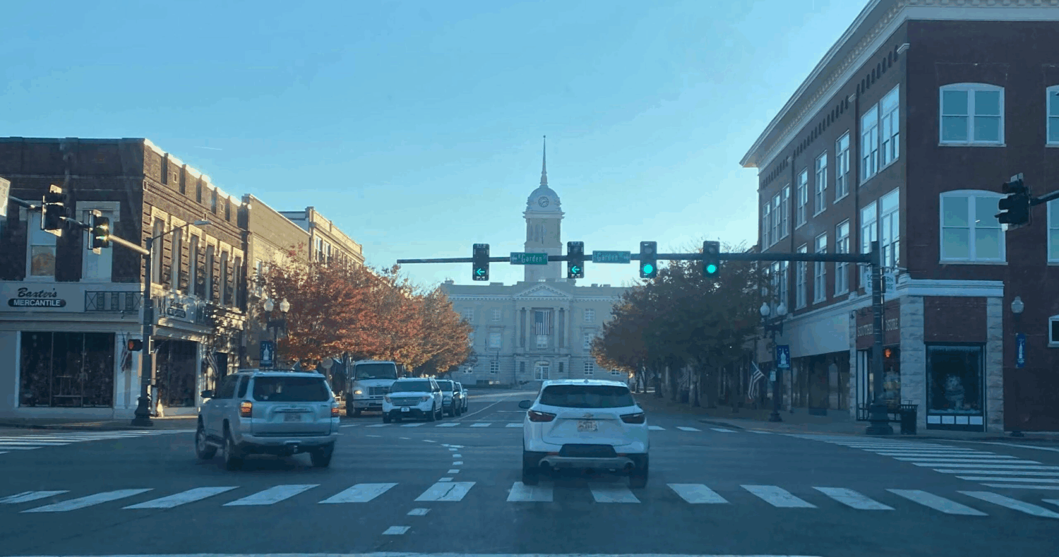 Downtown Columbia, TN courthouse