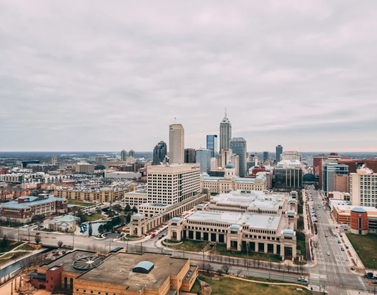 Downtown Nashville skyline view, home to Yard Patrol pet waste removal services
